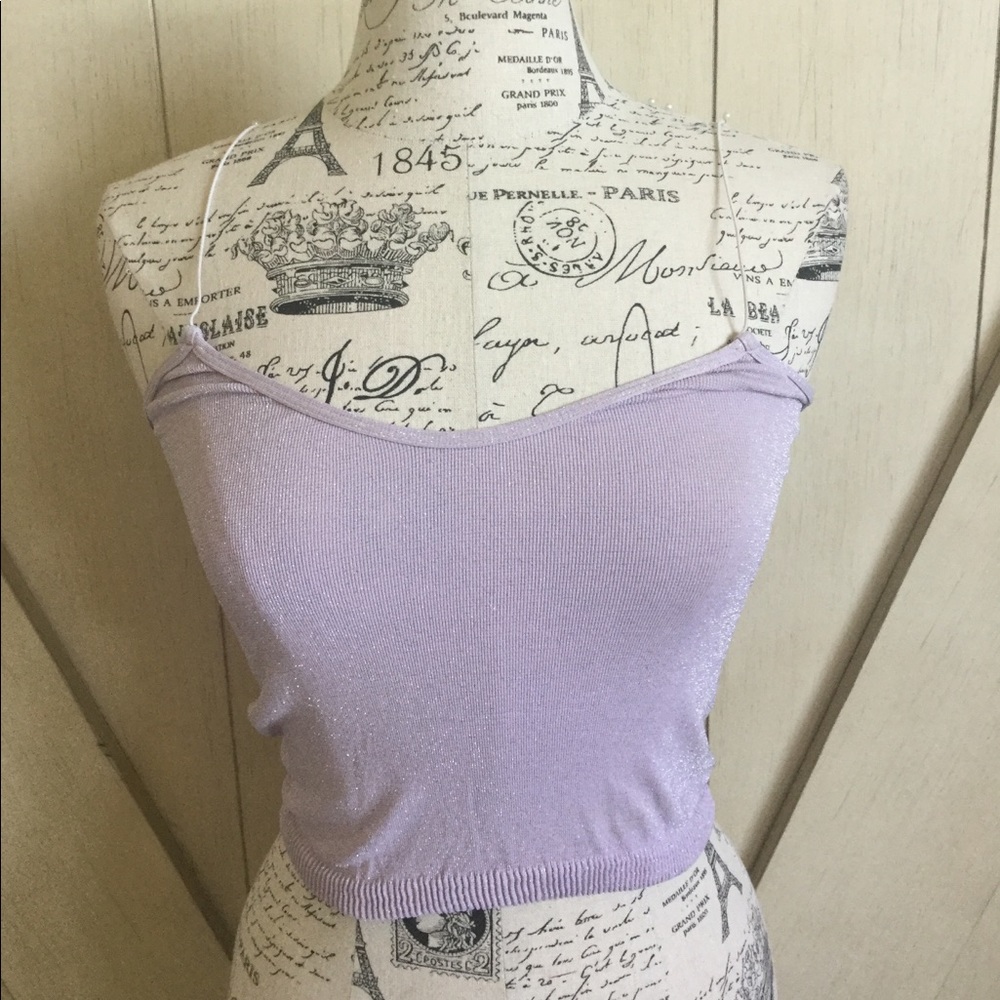 🌟⭐️Free People Lavender Sparkle Brami⭐️🌟